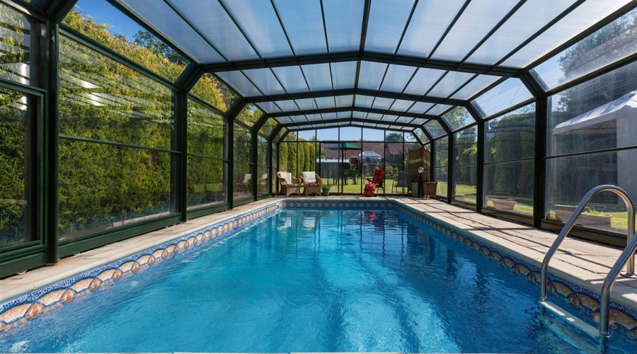 fabriquer un dôme pour piscine