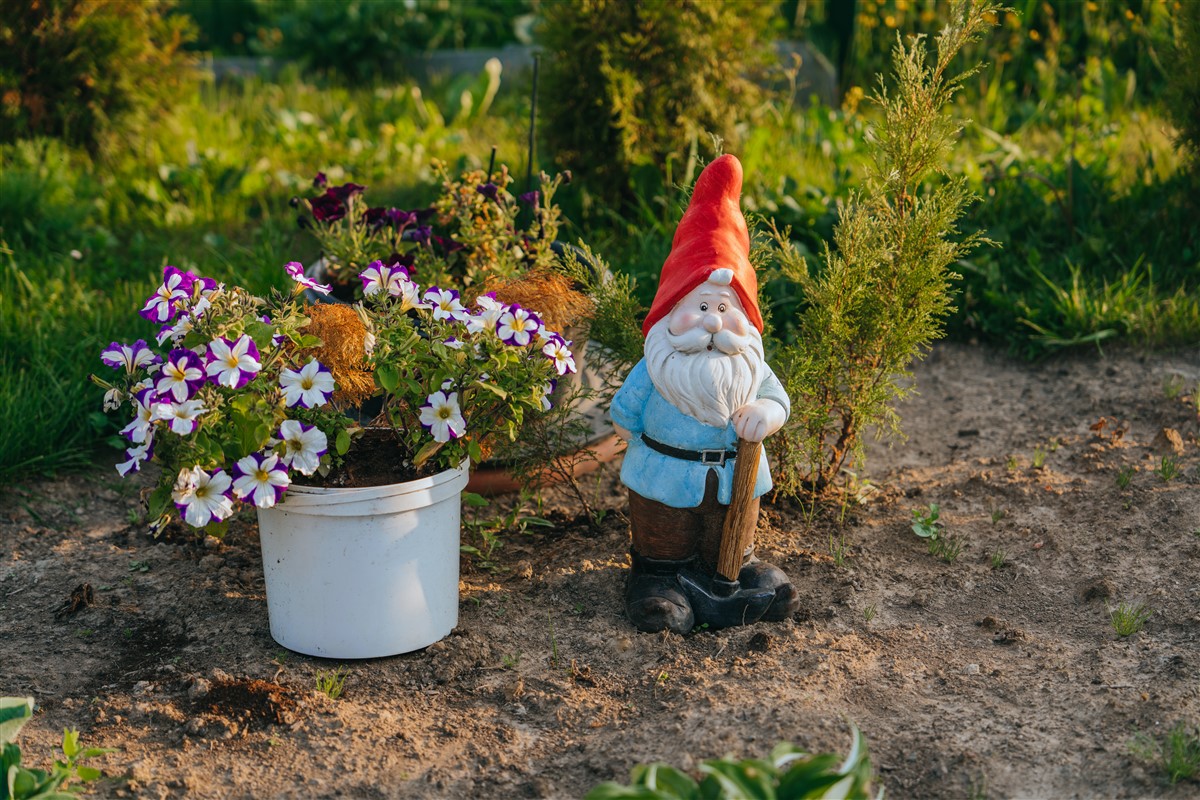 hommage discret à la tradition du jardinage