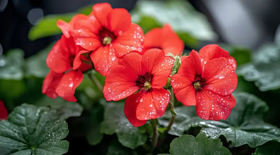 avoir de beaux géraniums