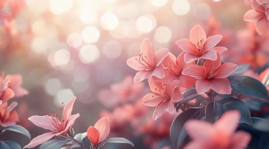 fleurs roses