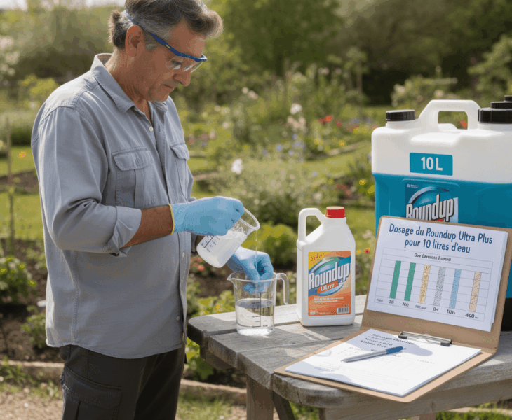 dosage du roundup