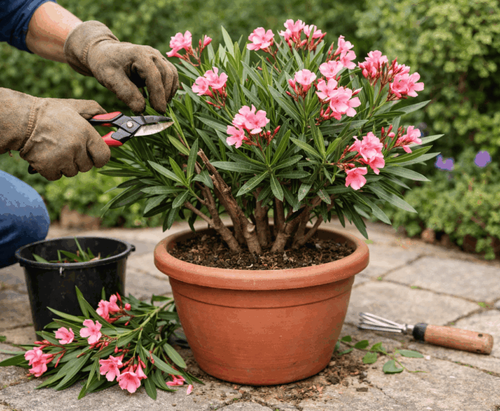 tailler lauriers roses