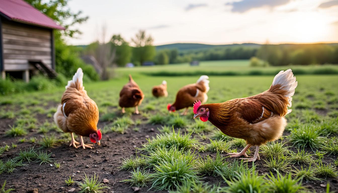 découvrez les défis majeurs de l'élevage des poules élevées en plein air et les astuces pour les surmonter. cette présentation aborde les enjeux liés à l'alimentation, à la sécurité des volailles et aux conditions climatiques, tout en offrant des solutions pratiques pour garantir un élevage sain et productif.