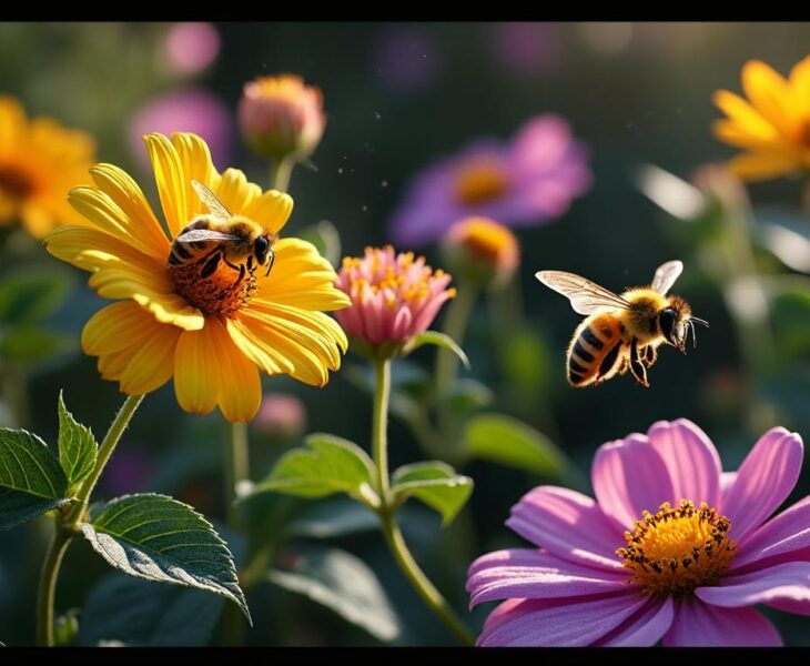 découvrez l'importance cruciale des abeilles dans la pollinisation et la floriculture. apprenez comment ces pollinisateurs essentiels contribuent à la diversité des plantes et à la production de fruits, ainsi que les challenges auxquels ils font face et les actions à entreprendre pour les protéger.