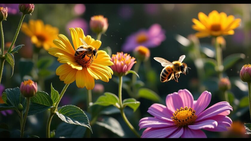 découvrez l'importance cruciale des abeilles dans la pollinisation et la floriculture. apprenez comment ces pollinisateurs essentiels contribuent à la diversité des plantes et à la production de fruits, ainsi que les challenges auxquels ils font face et les actions à entreprendre pour les protéger.