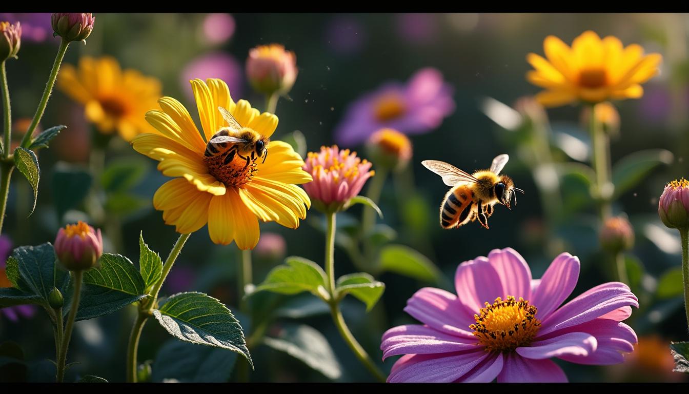 découvrez l'importance cruciale des abeilles dans la pollinisation et la floriculture. apprenez comment ces pollinisateurs essentiels contribuent à la diversité des plantes et à la production de fruits, ainsi que les challenges auxquels ils font face et les actions à entreprendre pour les protéger.