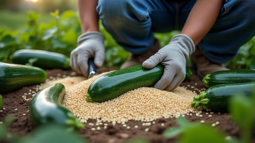 apprenez pourquoi placer du riz au pied des courgettes booste leur croissance, améliore la santé des plantes et protège votre potager de façon naturelle grâce à cette astuce de jardinier.