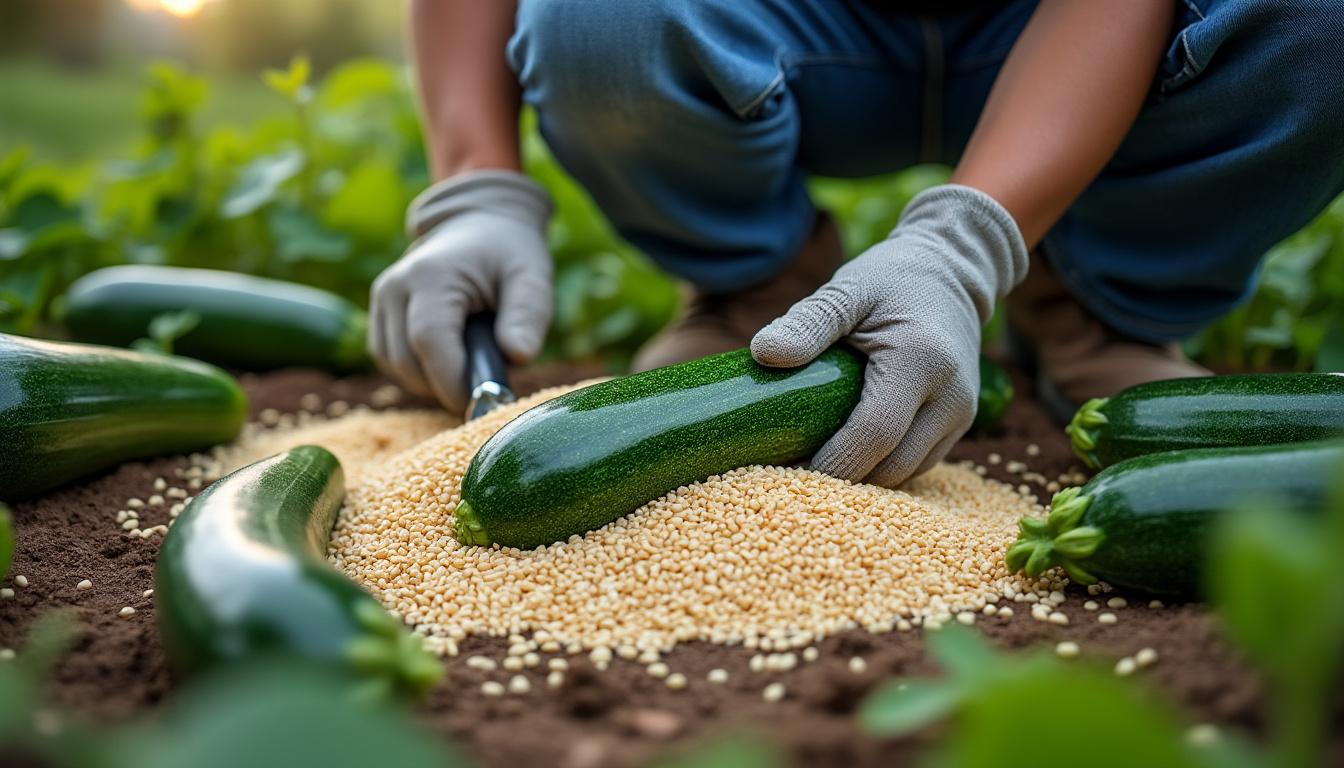 apprenez pourquoi placer du riz au pied des courgettes booste leur croissance, améliore la santé des plantes et protège votre potager de façon naturelle grâce à cette astuce de jardinier.