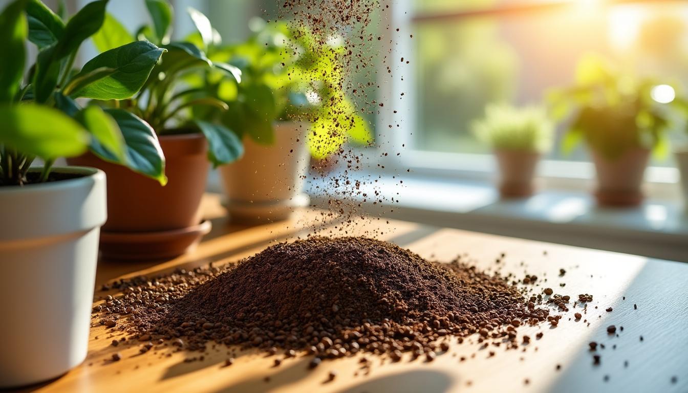 découvrez pourquoi le marc de café attire de nombreux jardiniers, comment il aide à repousser les moucherons dans les plantes et les avantages écologiques de son utilisation au jardin.