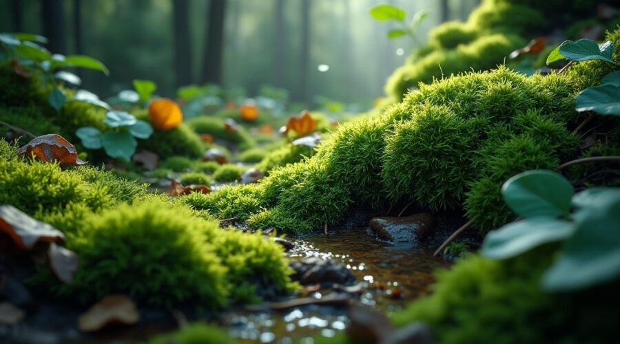 découvrez comment la mousse en forêt protège le sol, régule l’humidité et soutient la biodiversité, et pourquoi elle est essentielle aux écosystèmes.