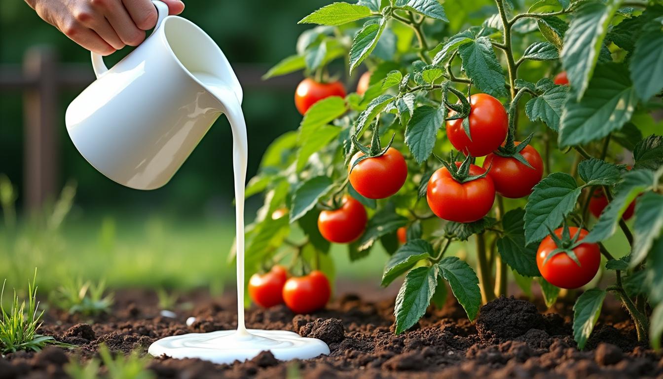 découvrez quand et comment utiliser du lait au pied des tomates pour favoriser leur croissance, prévenir les maladies et obtenir une récolte abondante grâce à des astuces de jardinier éprouvées.