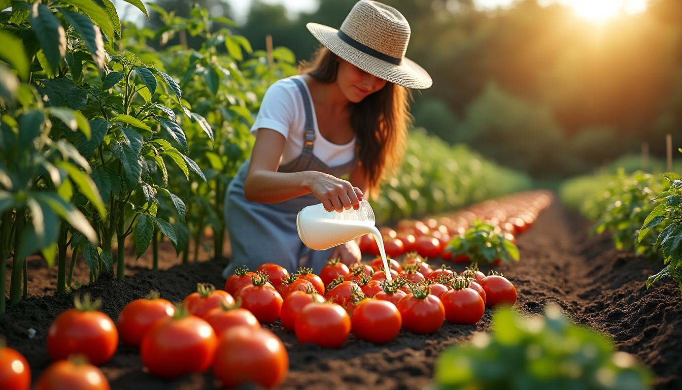 découvrez quand et comment utiliser du lait au pied des tomates pour favoriser leur croissance et les protéger naturellement. conseils pratiques de jardiniers pour des plants en pleine santé.