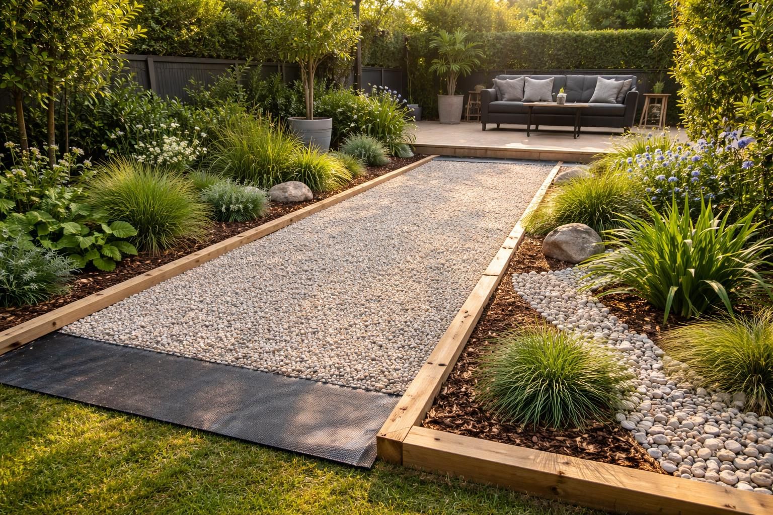 découvrez comment poser du gravier sans décaisser et transformer facilement votre extérieur pour un espace élégant et pratique.