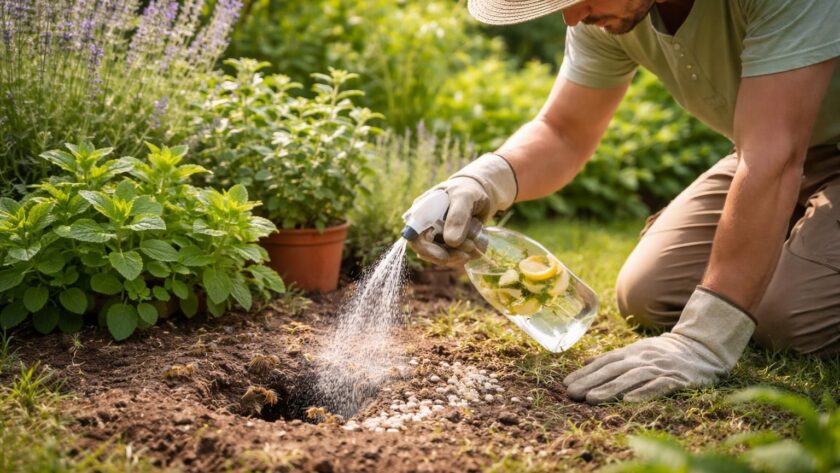 découvrez des méthodes efficaces et durables pour éliminer les guêpes de terre de votre jardin tout en respectant l'environnement.