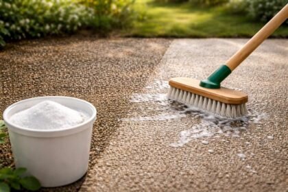 découvrez comment nettoyer efficacement votre dalle gravillonnée avec du bicarbonate de soude grâce à nos astuces faciles et écologiques.