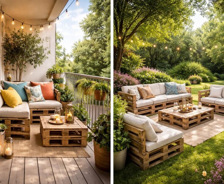 découvrez des idées créatives pour aménager un salon de jardin avec des palettes, adapté aussi bien aux petits balcons qu'aux grands jardins. inspirez-vous pour un espace extérieur convivial et tendance.