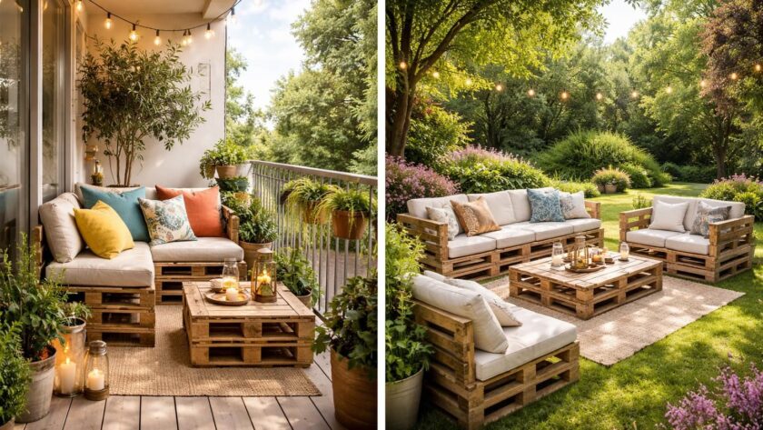 découvrez des idées créatives pour aménager un salon de jardin avec des palettes, adapté aussi bien aux petits balcons qu'aux grands jardins. inspirez-vous pour un espace extérieur convivial et tendance.