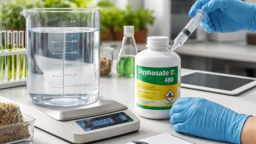 découvrez comment doser précisément le glyphosate 480 pour 5 litres d'eau afin d'assurer une utilisation efficace et sécurisée. suivez notre guide pas à pas pour un mélange optimal.