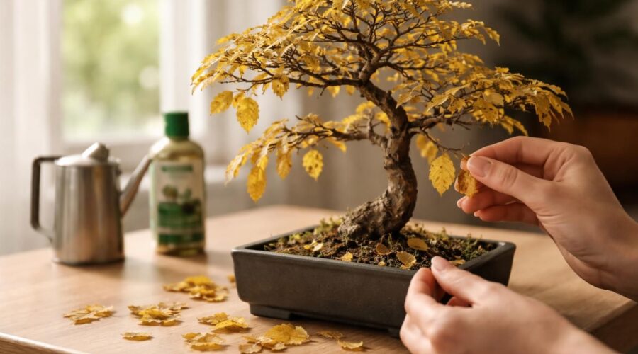 découvrez les raisons pour lesquelles votre bonsaï perd ses feuilles et apprenez des solutions rapides et efficaces pour y remédier et retrouver un arbre en pleine santé.