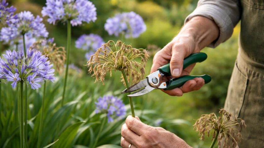 découvrez les astuces de jardinier pour savoir quand et comment couper les fleurs fanées des agapanthes afin de favoriser une meilleure floraison et maintenir la beauté de votre jardin.