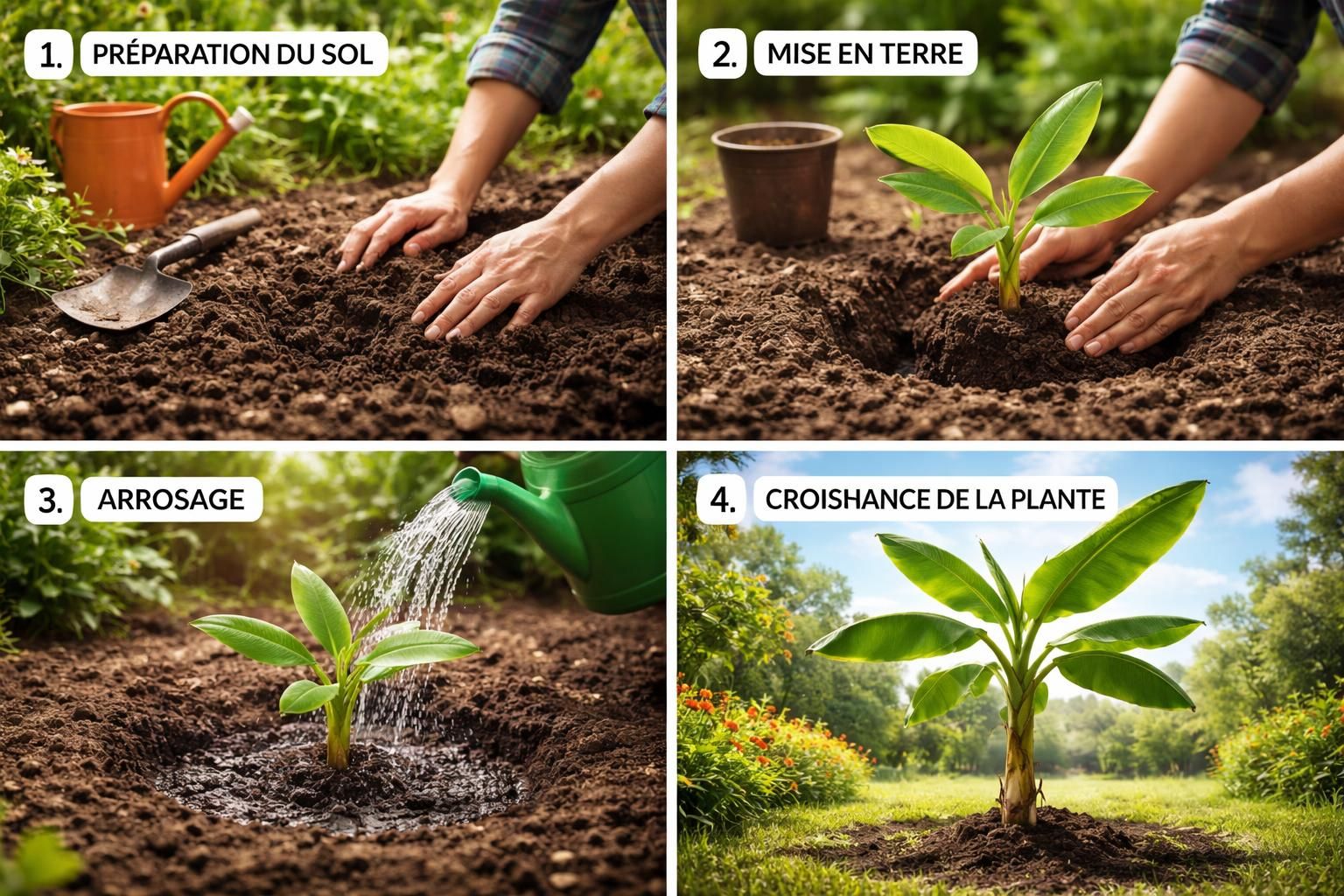 découvrez les étapes simples et efficaces pour planter et faire pousser une banane dans la terre facilement, même si vous êtes débutant en jardinage.