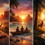 découvrez les légendes fascinantes qui expliquent pourquoi le soleil se couche à l'ouest dans différentes cultures à travers le monde.