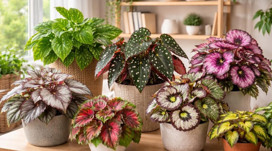 découvrez les différents types de bégonias incontournables pour apporter une touche de verdure et d’élégance à votre intérieur.