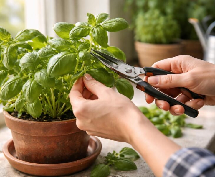 découvrez des techniques précises pour tailler le basilic efficacement et favoriser sa repousse rapide, afin d'assurer une plante saine et productive toute l'année.
