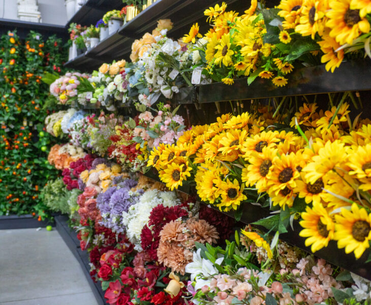 fleurs artificielles
