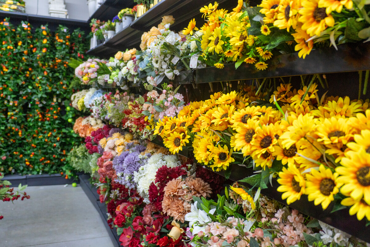 fleurs artificielles