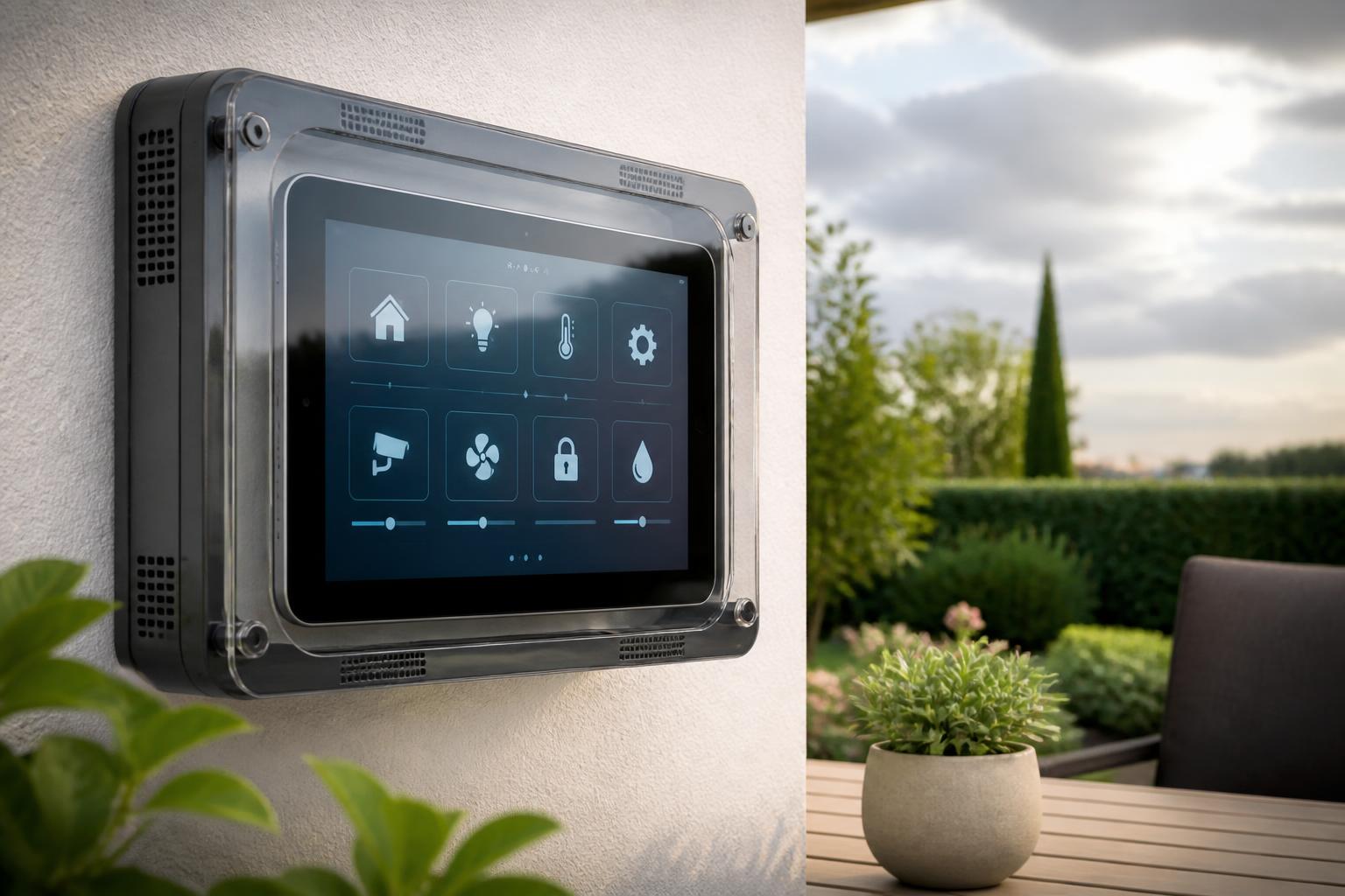 découvrez notre boîtier étanche avec ventilation intégrée, idéal pour protéger votre tablette samsung utilisée en domotique extérieure, garantissant performance et sécurité même dans des conditions météorologiques difficiles.
