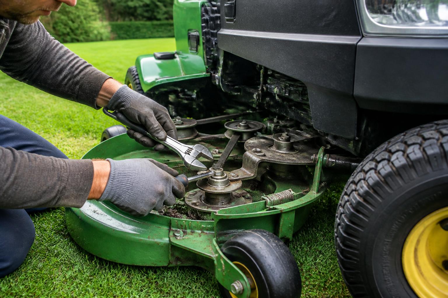 découvrez les solutions efficaces pour résoudre le problème d'enclenchement de la lame de votre tracteur tondeuse john deere et retrouvez une coupe parfaite en toute simplicité.