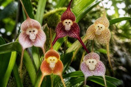 découvrez les variétés d'orchidées à tête de singe, des fleurs rares et fascinantes qui captivent les passionnés de jardinage par leur forme unique et leur beauté exotique.