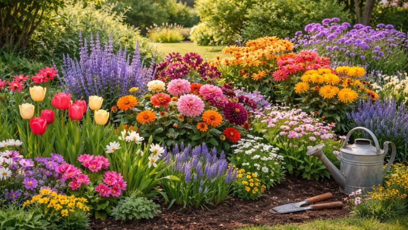découvrez comment choisir les plantes adaptées pour un massif de fleurs réussi et suivez notre calendrier de plantation pour un jardin éclatant toute l'année.