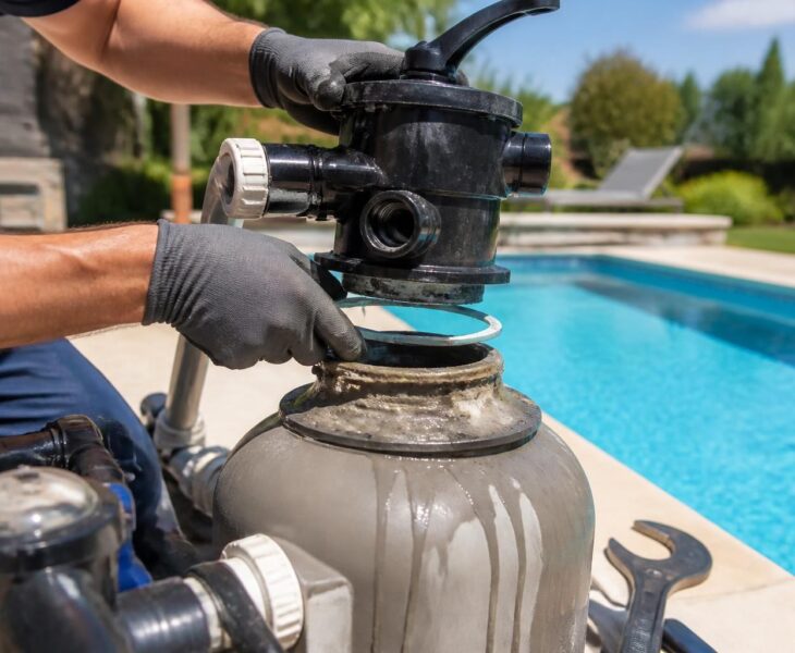 découvrez comment remplacer facilement un joint de filtre à sable qui fuit pour améliorer la durabilité et le bon fonctionnement de votre piscine.