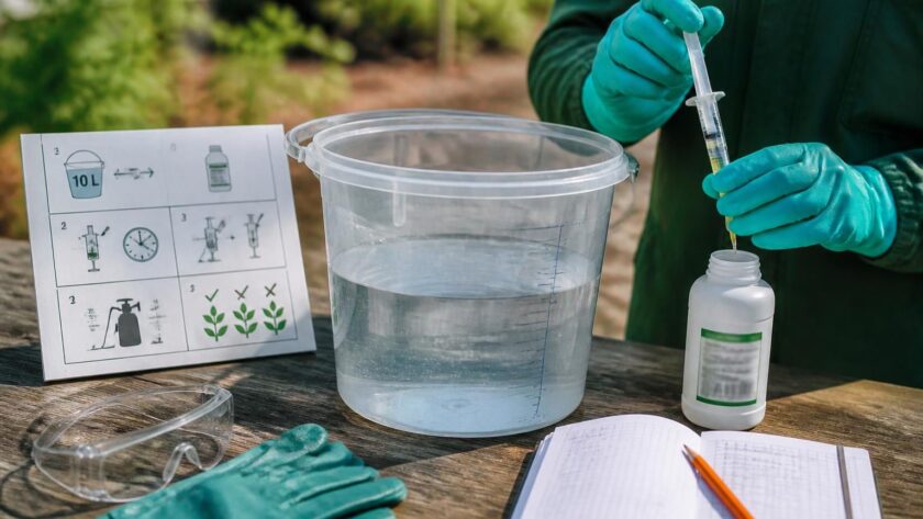 découvrez comment calculer le dosage précis de glyphosate pour 10 litres d'eau grâce à notre guide pratique simple et efficace.