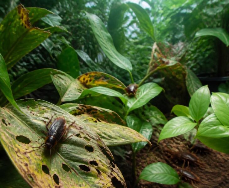 découvrez comment la présence de cafards dans votre jardin peut nuire à la santé de vos plantes et apprenez à protéger efficacement votre espace vert.