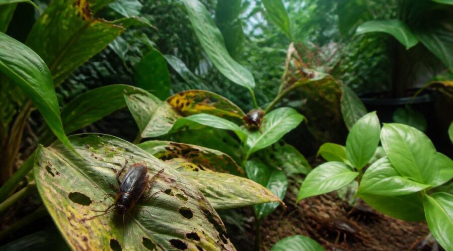 découvrez comment la présence de cafards dans votre jardin peut nuire à la santé de vos plantes et apprenez à protéger efficacement votre espace vert.