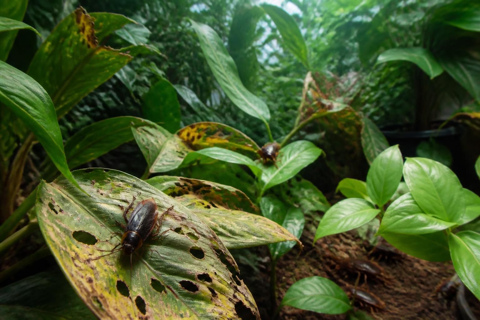 découvrez comment la présence de cafards dans votre jardin peut nuire à la santé de vos plantes et apprenez à protéger efficacement votre espace vert.