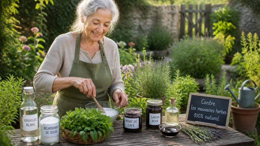 découvrez des recettes de grand-mère efficaces et naturelles pour éliminer les mauvaises herbes sans produits chimiques, tout en respectant votre jardin.
