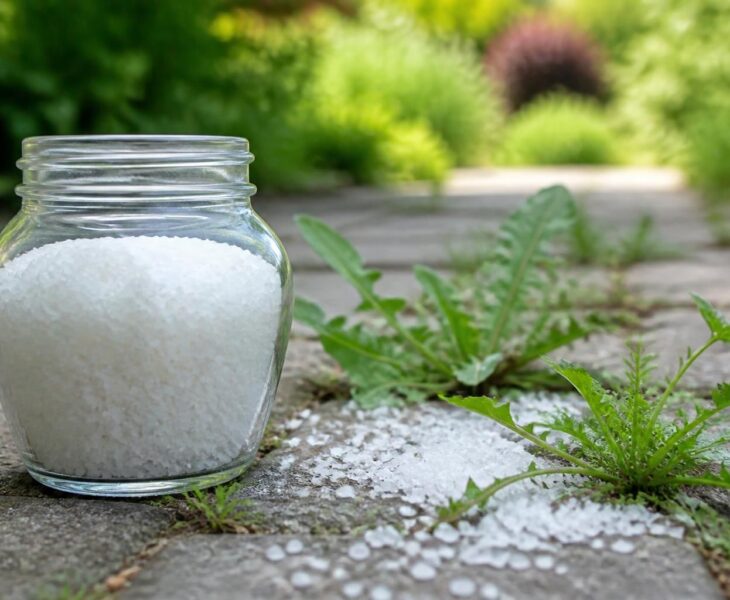 découvrez comment le gros sel peut être un allié naturel efficace pour désherber et combattre les mauvaises herbes dans votre jardin sans recourir aux produits chimiques.
