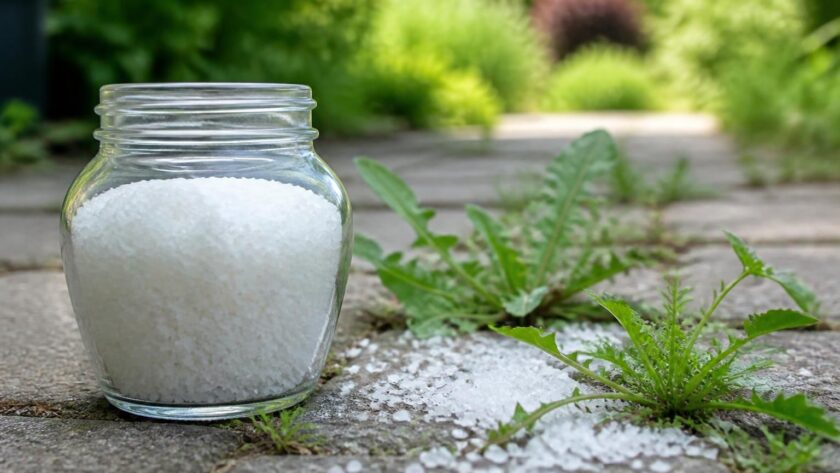 découvrez comment le gros sel peut être un allié naturel efficace pour désherber et combattre les mauvaises herbes dans votre jardin sans recourir aux produits chimiques.