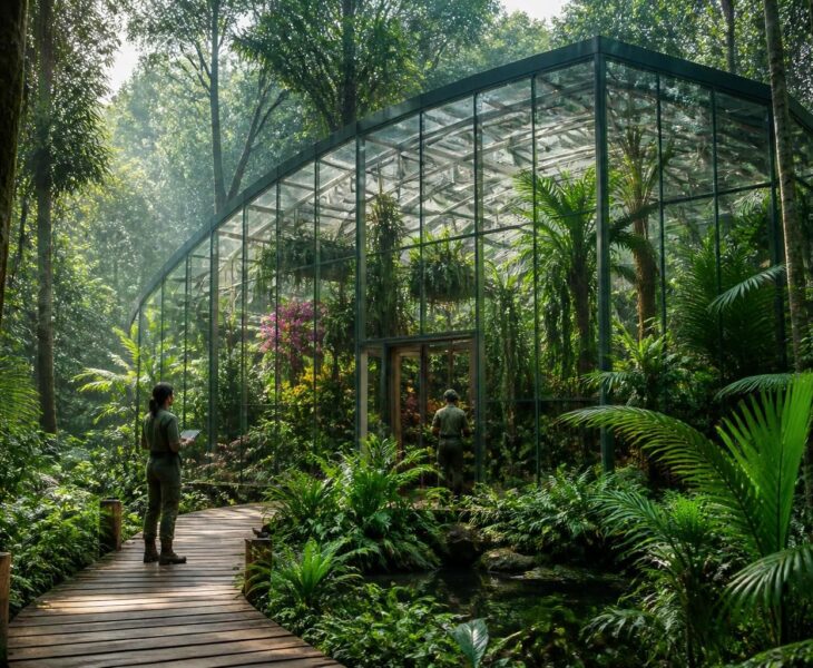 investissez dans des serres dédiées aux forêts tropicales humides pour promouvoir un développement durable et contribuer à la protection de la biodiversité.