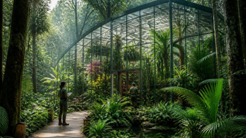 investissez dans des serres dédiées aux forêts tropicales humides pour promouvoir un développement durable et contribuer à la protection de la biodiversité.