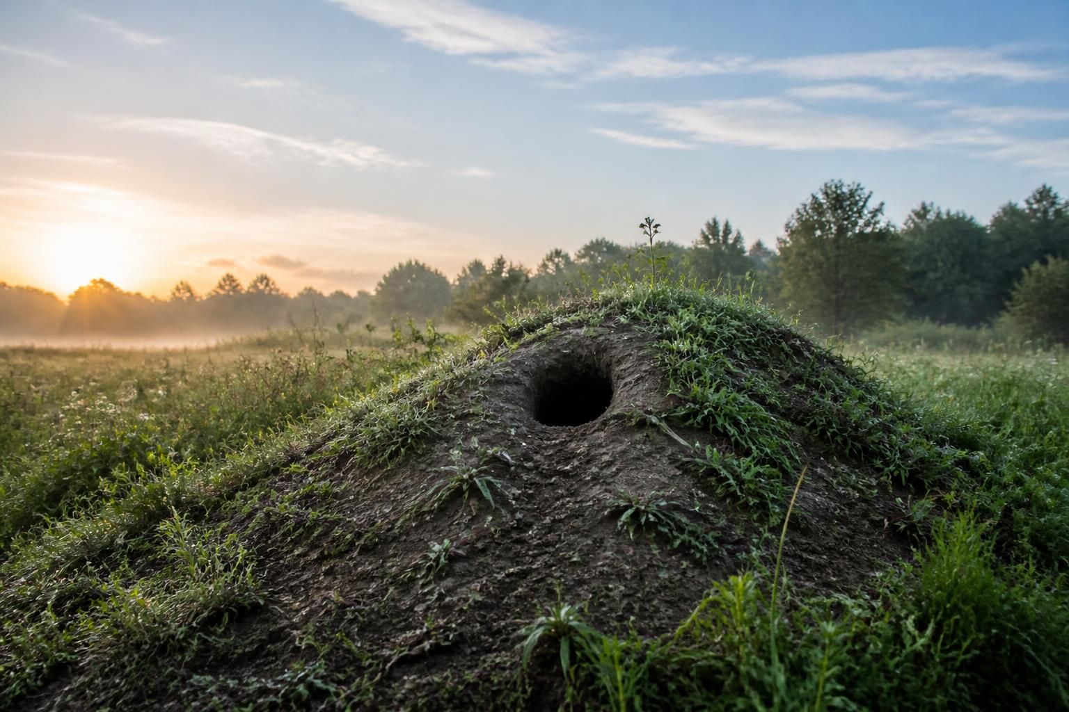 découvrez les secrets fascinants cachés derrière un petit monticule de terre percé d'un trou. explorez les mystères naturels et insolites qui se dissimulent sous cette énigme mystérieuse.