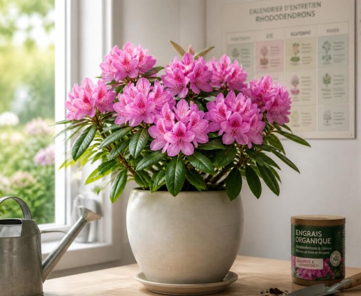 découvrez comment entretenir votre rhododendron en pot toute l'année avec nos conseils pratiques pour qu'il reste sain et fleuri en toutes saisons.