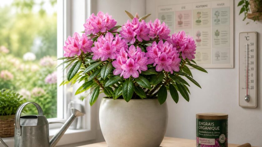 découvrez comment entretenir votre rhododendron en pot toute l'année avec nos conseils pratiques pour qu'il reste sain et fleuri en toutes saisons.