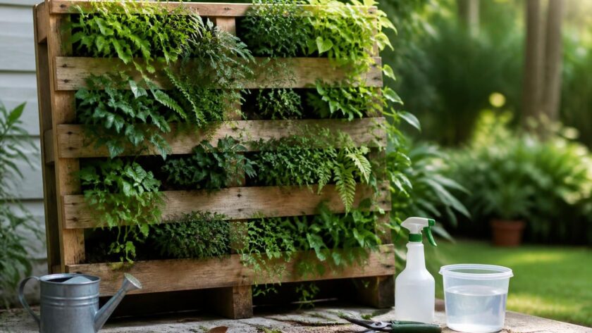 découvrez comment préparer et protéger une palette pour créer un mur végétal durable et esthétique, en suivant nos conseils pratiques et faciles.