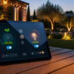 découvrez comment utiliser votre ipad comme un tableau de bord extérieur pour contrôler facilement l'arrosage et l'éclairage de votre jardin.