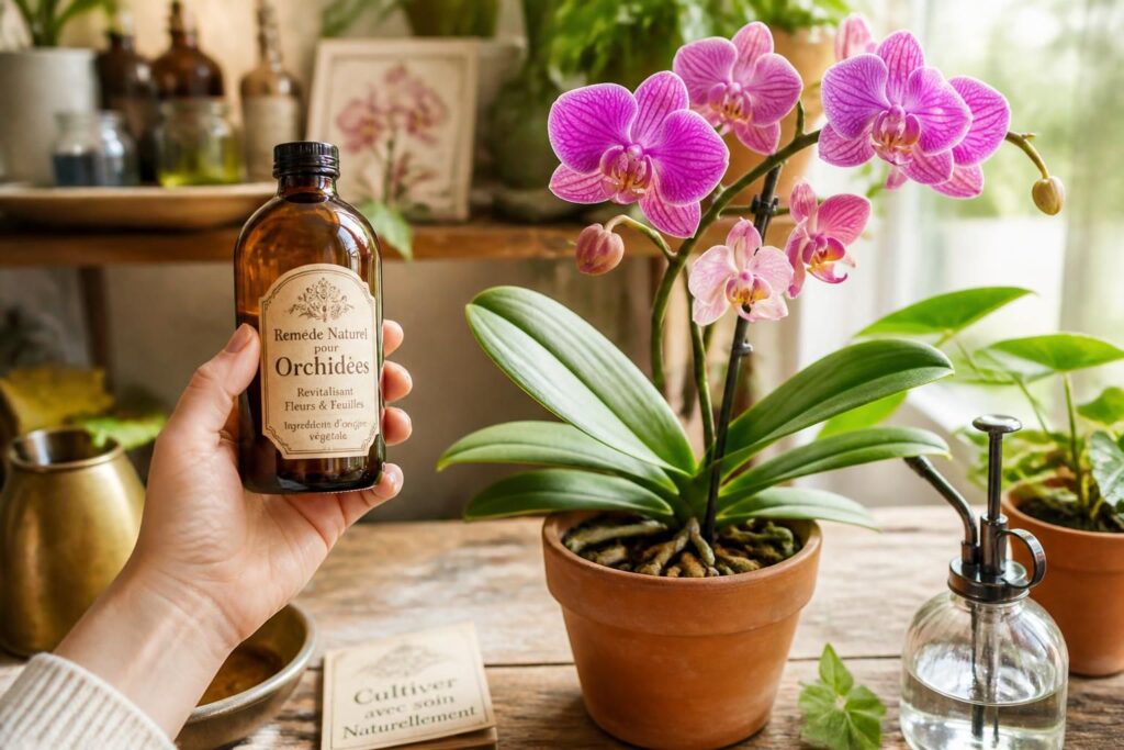 découvrez le remède de grand-mère efficace pour revitaliser vos orchidées et transformer leur croissance grâce à des astuces naturelles simples.